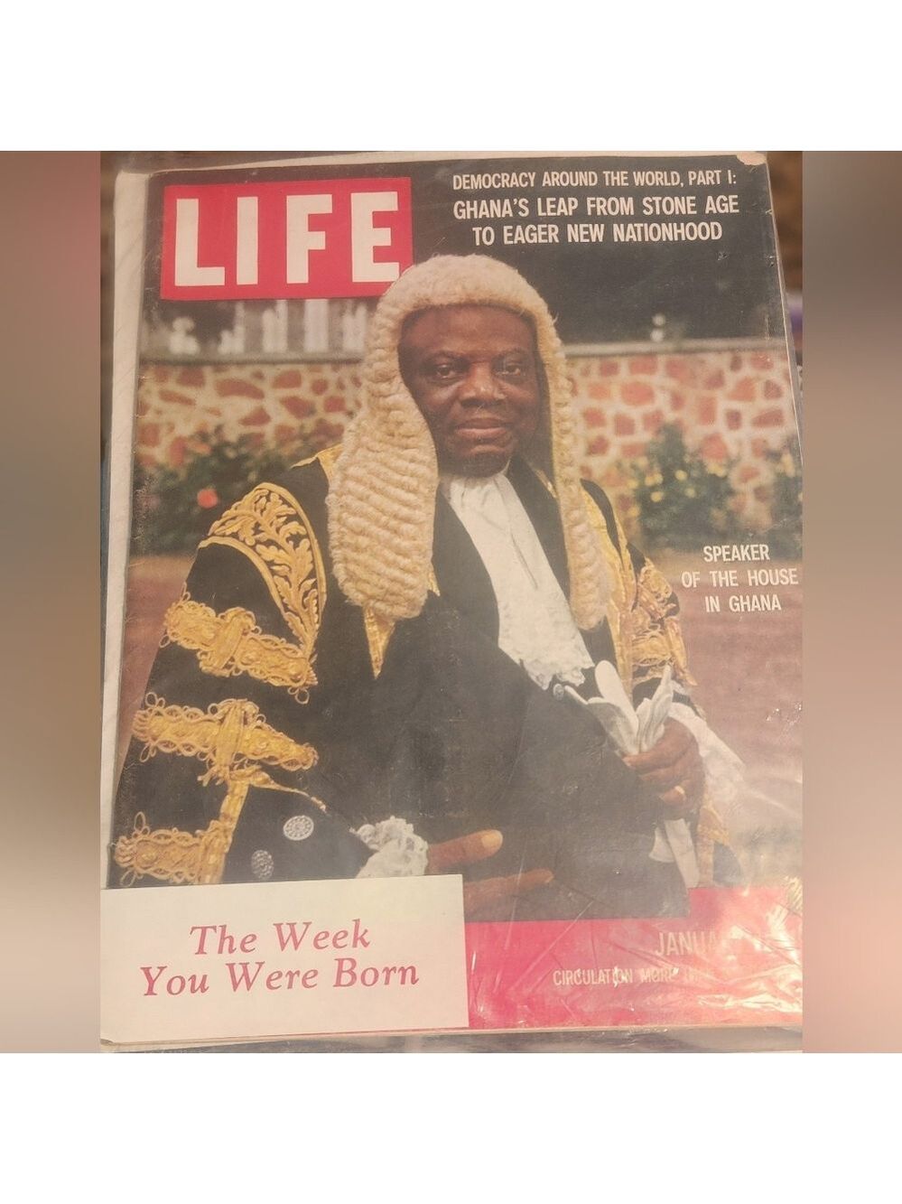VTG Orig. Life Magazine January 18 1960 Sir Emmanuel Charles Quist Cover Feature